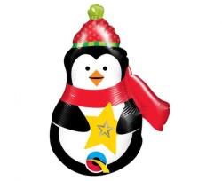  Pingvin Scarf fólia lufi 36 cm (WP) (MLG443459) - sandori