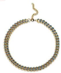  Victoria Arany színű kék mintás nyaklánc (VBKACA88247) - sandori