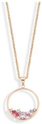  Victoria Rose gold színű színes köves nyaklánc (VBKACA66145) - sandori