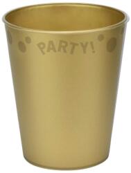  Gold, Arany micro prémium műanyag pohár 250 ml (PNN96484)