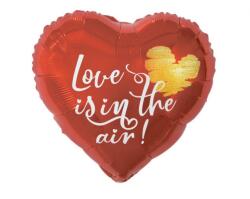  Szerelem Love Is In The Air fólia lufi 37 cm (MLG168433) - sandori