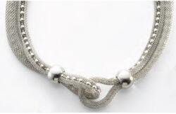  Victoria Ezüst színű vastag hálós nyaklánc (VBNACA67150) - sandori