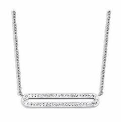  Victoria Ezüst színű fehér köves nyaklánc (VBNACA53345) - sandori