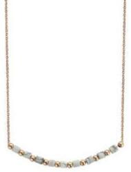  Victoria Rose gold színű fehér gyöngyös nyaklánc (VBNACA69646) - sandori