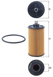 MAHLE Olejový filter MAHLE OX 1245D (OX 1245D)