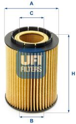 UFI Olejový filter UFI 25.010. 00 (25.010.00)
