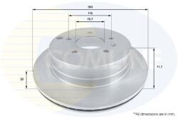 COMLINE Brzdový kotúč COMLINE ADC1147V (ADC1147V)