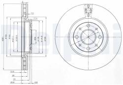 DELPHI Tarcza Ham. Fiat Stilo (bg3699)