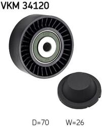 SKF Vratná/vodiaca kladka rebrovaného klinového remeňa SKF VKM 34120 (VKM 34120)