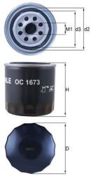 KNECHT Olejový filter KNECHT OC 1673 (OC 1673)