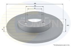 COMLINE Brzdový kotúč COMLINE ADC1503 (ADC1503)