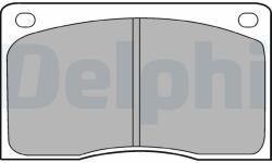 DELPHI Sada brzdových platničiek kotúčovej brzdy DELPHI LP132 (LP132)