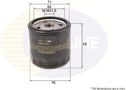 COMLINE Olejový filter COMLINE CDW11001 (CDW11001)