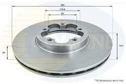 COMLINE Brzdový kotúč COMLINE - centralcar - 16 560 Ft