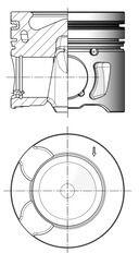 Kolbenschmidt Piest KOLBENSCHMIDT 41251610 (41251610)