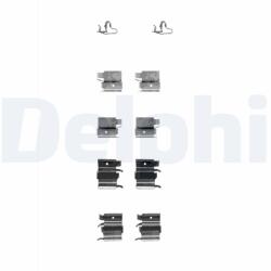 DELPHI Súprava príslušenstva, obloženie kotúčovej brzdy DELPHI LX0339 (LX0339)