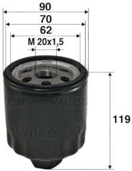 VALEO Olejový filter VALEO 586020 (586020)