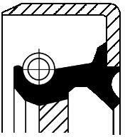 CORTECO Tesniaci krúżok kľukového hriadeľa CORTECO 49359771 (49359771)