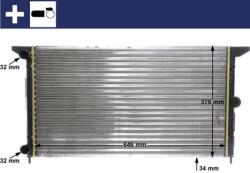 MAHLE Chladič motora MAHLE CR 607 000S (CR 607 000S)