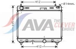 AVA Clever Choice Chladič motora AVA Clever Choice TO2358 (TO2358)