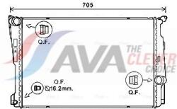 AVA Clever Choice Chladič motora AVA Clever Choice BW2546 (BW2546)