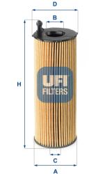 UFI Olejový filter UFI 25.168. 00 (25.168.00)