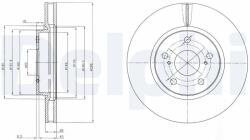 DELPHI Tarcza Ham. Lexus Is 220 05- (bg4139c)