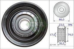 Schaeffler INA Vratná/vodiaca kladka rebrovaného klinového remeňa Schaeffler INA 532 0580 10 (532 0580 10)