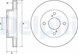 DELPHI Tarcza Ham. Suzuki Celerio 14- (bg4810c)