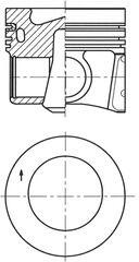 Kolbenschmidt Piest KOLBENSCHMIDT 41271600 (41271600)