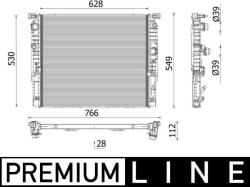 MAHLE Chladič motora MAHLE CR 2771 000P (CR 2771 000P)