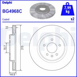 DELPHI Tarcza Ham. Tyl (bg4968c)