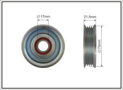 CAFFARO Napínacia kladka rebrovaného klinového remeňa CAFFARO 500483 (500483)