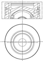 MAHLE Piest MAHLE 028 PI 00141 001 (028 PI 00141 001)