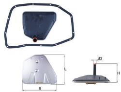 MAHLE Hydraulický filter automatickej prevodovky MAHLE HX 233D (HX 233D)