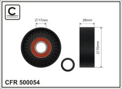 CAFFARO Napínacia kladka rebrovaného klinového remeňa CAFFARO 500054 (500054)