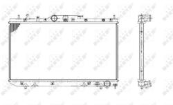 NRF Chladič motora NRF 53420 (53420)