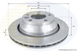 COMLINE Brzdový kotúč COMLINE ADC1472V (ADC1472V)