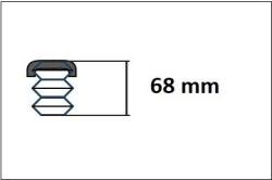 KYB Ochranný kryt/manžeta, tlmič pérovania KYB 940007 (940007)