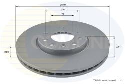 COMLINE Brzdový kotúč COMLINE ADC1108V (ADC1108V)