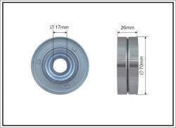 CAFFARO Napínacia kladka rebrovaného klinového remeňa CAFFARO 500629 (500629)