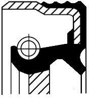 CORTECO Tesniaci krúżok kľukového hriadeľa CORTECO 12014380B (12014380B)