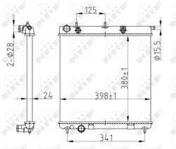 NRF Chladič motora NRF 50429A (50429A)