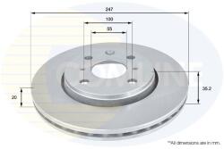 COMLINE Brzdový kotúč COMLINE ADC1561V (ADC1561V)
