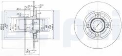 DELPHI Tarcza Ham. Renault Clio (bg3360)