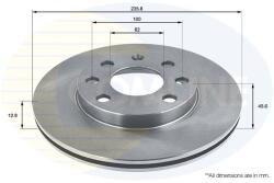 COMLINE Brzdový kotúč COMLINE ADC1406 (ADC1406)