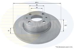 COMLINE Brzdový kotúč COMLINE ADC1809 (ADC1809)