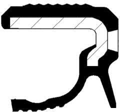 CORTECO Tesniaci krúżok kľukového hriadeľa CORTECO 19037072 (19037072)