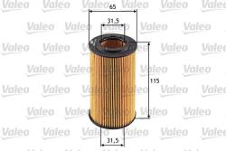 VALEO Olejový filter VALEO 586550 (586550)