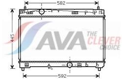 AVA Clever Choice Chladič motora AVA Clever Choice TO2489 (TO2489)